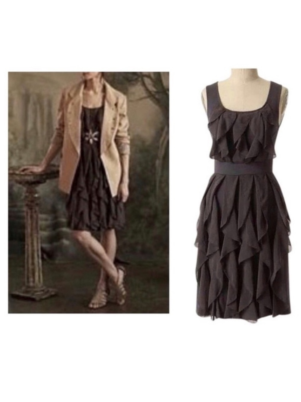 Anthropologie Ric Rac Vapor Dress